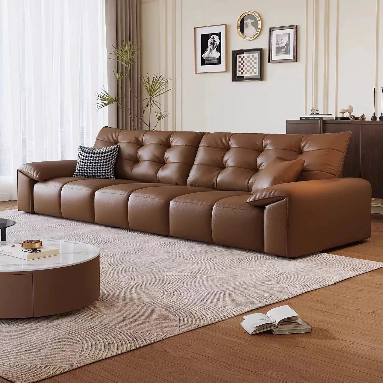 Modern Luxury Couch Living Room Sofa Sectional Recliner Set Furniture Indoor l Shape for Home Lazy 2 3 4 7 Seater New Designs - Image 4