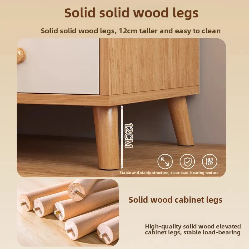 Bedside table Side cabinet Bedroom bedside drawer storage cabinet - Image 4