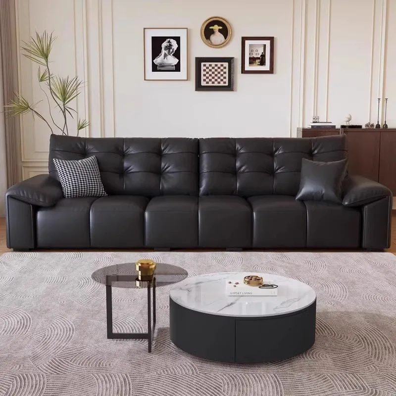 Modern Luxury Couch Living Room Sofa Sectional Recliner Set Furniture Indoor l Shape for Home Lazy 2 3 4 7 Seater New Designs - Image 3