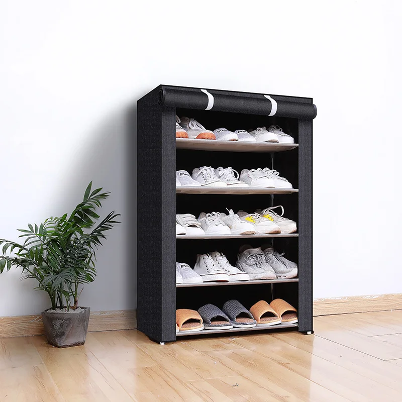 6/8/10Layers Dustproof Shoe Cabinet Multilayer Minimalist Nonwoven Shoe Rack Organizer Home Furniture Space-saving Organizer - Image 5