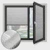 Self-Adhesive Pleated Blinds Half Blackout Curtains No Drill Easy Stick On Window Shades for Home & Office ﻿