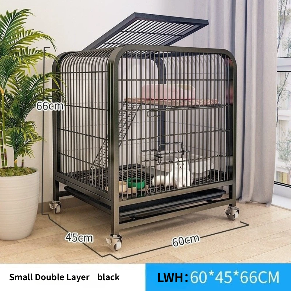 Window Openable Mesh Cat Cages Creative Pet Villa Duplex Luxury Cat Dog House Large Capacity Indoor Cat Cage for Household Use - Image 6