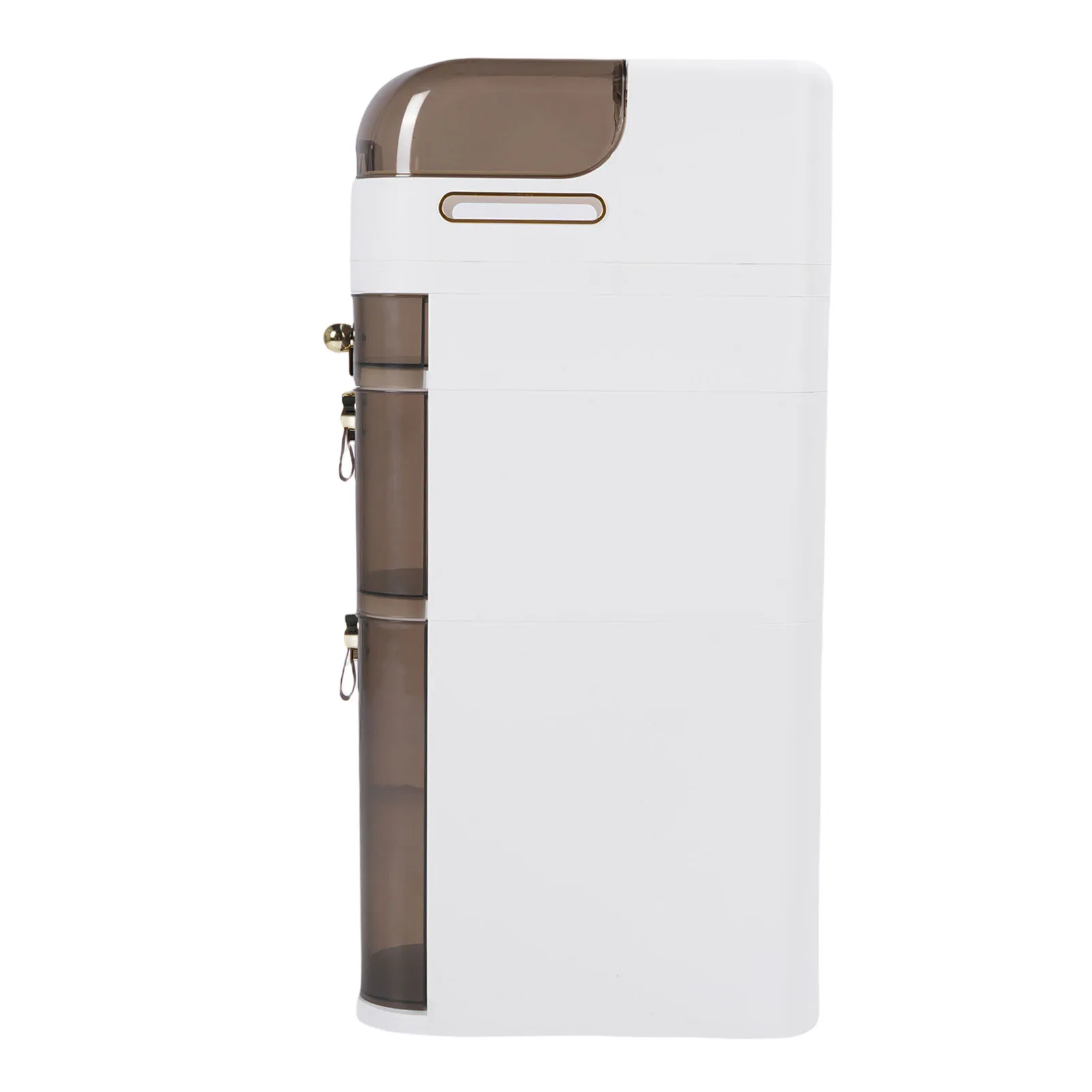 Narrow Storage Cabinet Bathroom Storage Cabinet Drawer Space Saving Transparent Slim Movable with 4 Wheels for Laundry - Image 4