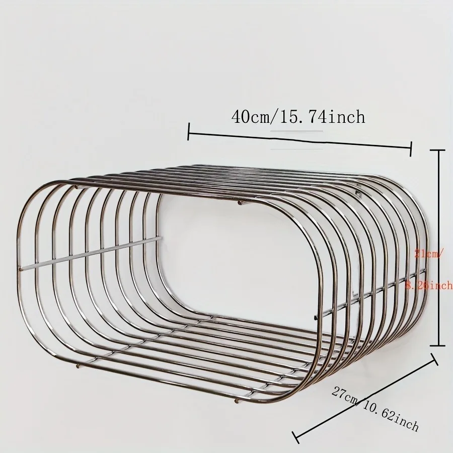 Nordic Coffee Tables Stainless Steel Bookshelf Living Room Minimalism Side Table Modern Design Tea Table Creative Home Furniture - Image 3