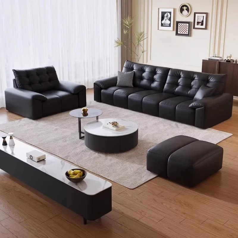 Modern Luxury Couch Living Room Sofa Sectional Recliner Set Furniture Indoor l Shape for Home Lazy 2 3 4 7 Seater New Designs - Image 6
