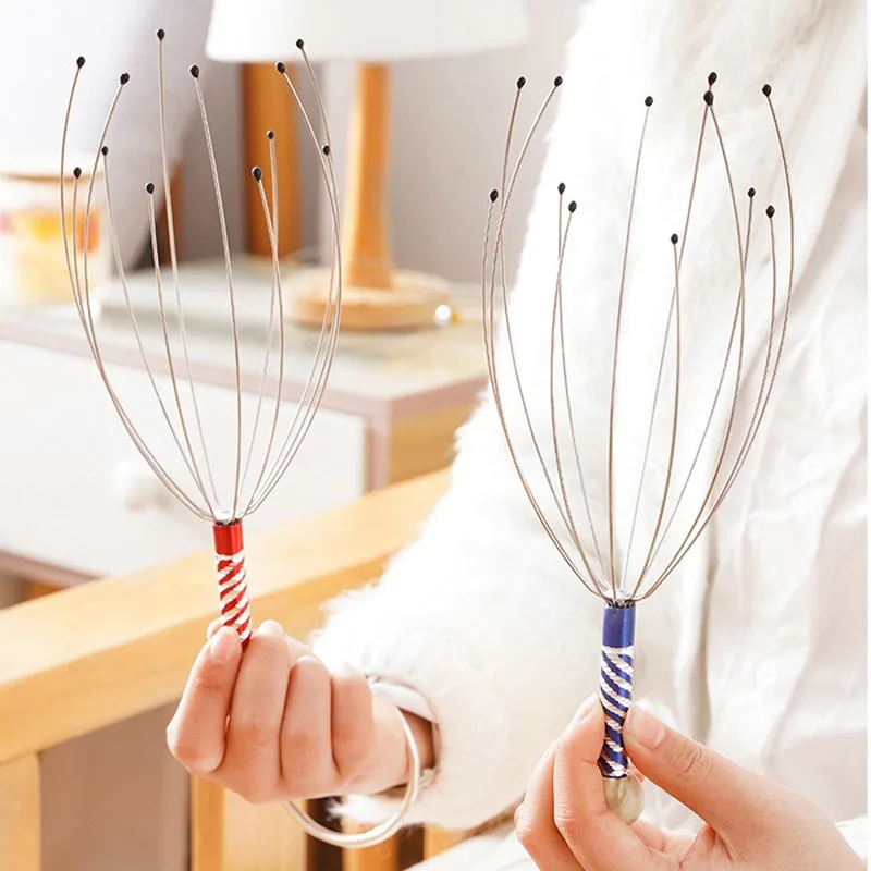 Octopus Head Massager Scalp Massagers With Claws Handheld Deep Relaxation Hair Stimulation And Stress Relief Massage TPAMQ001 - Image 2