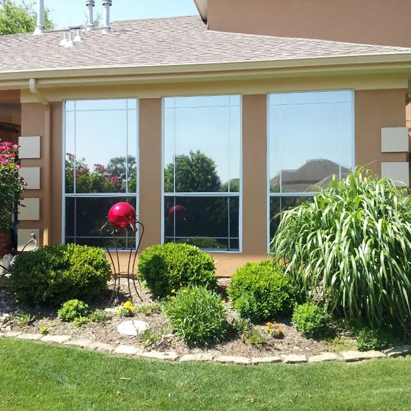 2/3/5M One Way Mirror Window Film Vinyl Self-adhesive Reflective Solar Film Privacy Window Tint for Home Silver Glass Sticker - Image 2