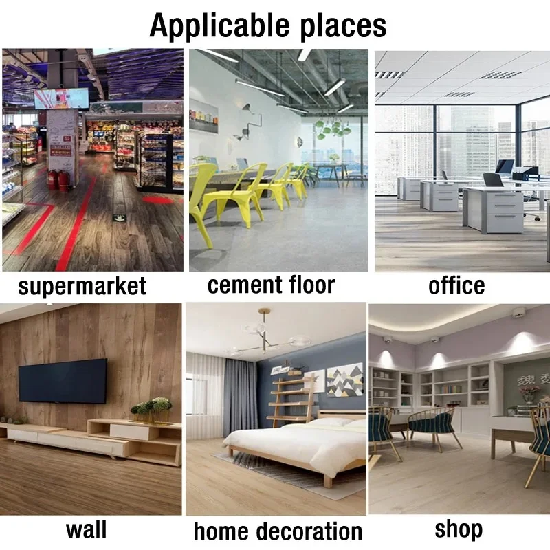 10Pcs 40x15cm PVC Floor Stickers Self-adhesive Waterproof Thickened Wood Grain Floor Foam Living Room - Image 5