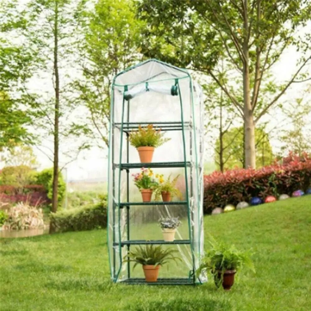 High Quality PVC Plastic Grow Bag 2/3/4/5 Tier Transparent Garden Warmer Cover Waterproof Outdoor Greenhouse Cover