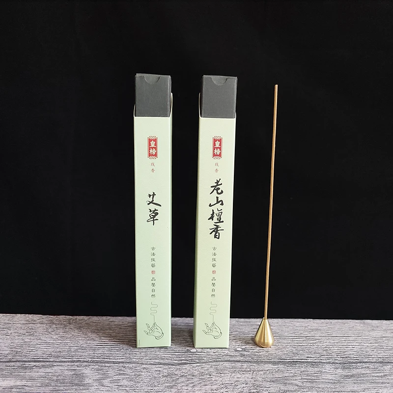 60g sandalwood natural incense sticks 21cm household home Fragrance wormwood Mosquito repellent stick incense - Image 2