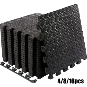 4/8/16PCS Interlocking EVA Foam Floor Mats Anti-Slip Protective Tiles for Home Gym Garage Workout Flooring Pad