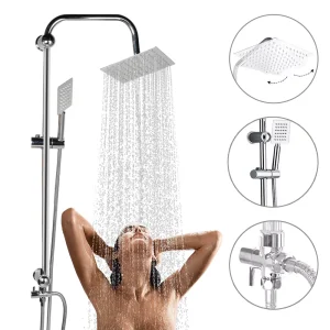 Bathroom Shower Faucet Set Shower System Set Hot Cold Showers Mixer Rainfall Shower Bathroom Accessories