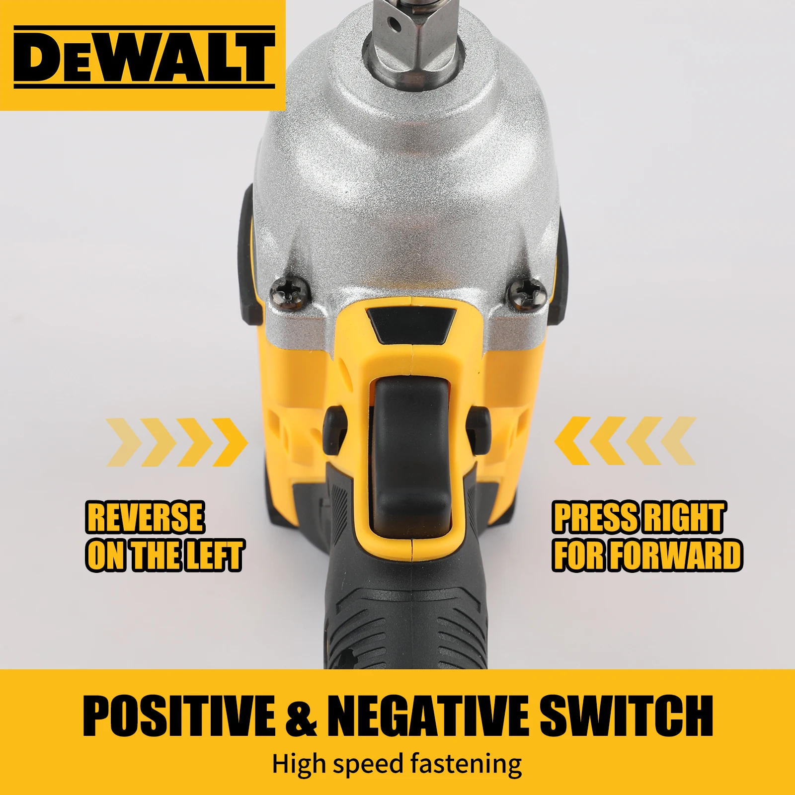 DeWALT Brushless Impact Wrench:20V Power,1898N.M Torque,Pressure-Driven Speed,Double Safety&Ergonomic Design for Heavy-Duty Jobs - Image 2