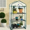 New PVC Plastic Grow Bag 2/3/4/5 Tier Transparent Garden Warmer Cover Waterproof Outdoor Greenhouse Cover