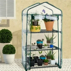 New PVC Plastic Grow Bag 2/3/4/5 Tier Transparent Garden Warmer Cover Waterproof Outdoor Greenhouse Cover