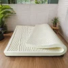 Natural Latex Mattress Topper Queen Size Medium Firmness Pure Latex Foam Bed Pad Durable Breathable Comfort Soft Mattress