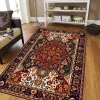 European Retro Floral Large Carpet for Living Room Luxury Persian Decor Rug Non-slip Bedroom Cloakroom Washable Soft DoorMat