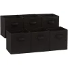 Non-Woven Cloth Box Drawer Basket, Wardrobe Collection Basket, Foldable Cube Storage Box, 27 CMX27CMX28cm