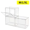 New Large Capacity Storage Box Organizer for Figures Acrylic Box Clear Blind Box Showcase Makeup Organizer for Bag