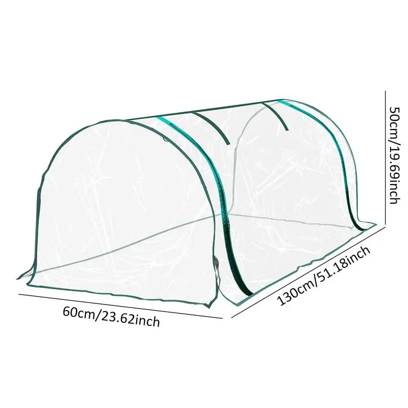 Portable Home Tunnel Tent Small Greenhouse Cover Garden accessories for Outside Winter Air Circulation Bracket Not Included - Image 6