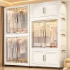 Kids Wardrobe Baby Clothes Storage Plastic Stackable Multi Layer Drawer Organizer No Assembly Nursery Closet BPA Free White