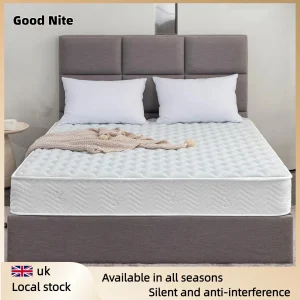 Good Nite 4FT Single and double mattresses - 3D Breathable Memory Foam with Fireproof Support System, 18cm Orthopedic Design