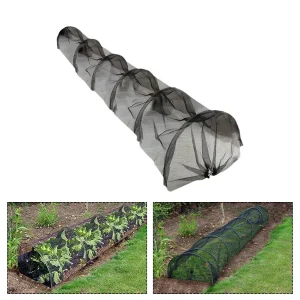 Garden Tunnel Greenhouse Agricultural Black Mesh Planting Tunnel Plastic Cover For Vegetable Planting Protection
