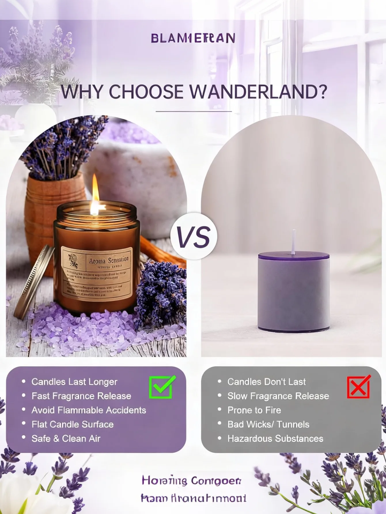 Natural soy wax aromatherapy candle, glass cup filled with smokeless fragrance, essential oil candle - Image 5