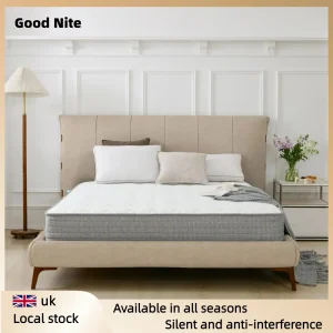Good Nite 8 Inch Hybrid Double Mattress, Memory Foam, Pocket Sprung, Medium Firm, 7-Zone Orthopaedic Support, Comfort Design