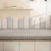1Pc 7.87x15.74in Protective Technology Cloth Bed Headboard Self-Adhesive Soft Material Wall Backrest Wall Sticker Bedroom Wall