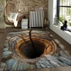 3D Illusion Rug Deep Hole Design Gaming Room Home Living Room Bedroom Home Decoration Carpets