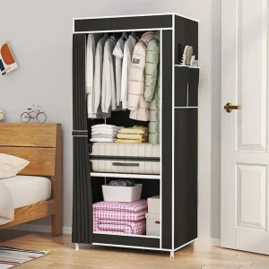 Dustproof Wardrobe Simple Floor Mounted Wardrobe Multi-Layer Household Nail Free Installation Closed Moisture-proof Wardrobe