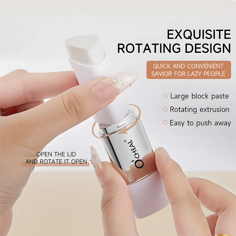 O'CHEAL Temperature Changing Foundation Stick Facial Coverage Blemishes Pores Double-Headed Face Matte Makeup Foundation Cream - Image 2