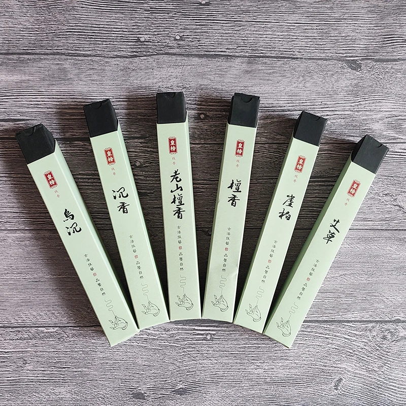 60g sandalwood natural incense sticks 21cm household home Fragrance wormwood Mosquito repellent stick incense - Image 4
