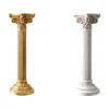 Resin Roman Column Statue Vintage Greek Pillar Art Home Decorative Figure for Garden Ornament Interior