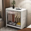 Foldable Children's Home Use Storage Cabinet Toy Snack Mobile Closet Baby Wardrobe No Installation Required Organizer