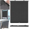 Suction Cup Retractable Sunshade Curtain 15In Heat-Insulating Side Window Curtain Nail-free Roller Blinds Suction Shade Curtain