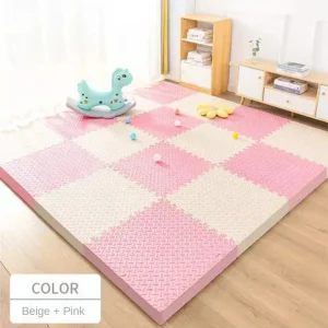 High-Density EVA Foam Play Mat – 30x30cm Waterproof, Non-Slip, Thickened Floor Tiles for Kids, Gym & Home Use