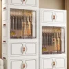 Children's Wardrobe Storage Cabinet Living Room Foldableable Bedroom Storage Cabinet Large Capacity Simple Baby Wardrobe Multi