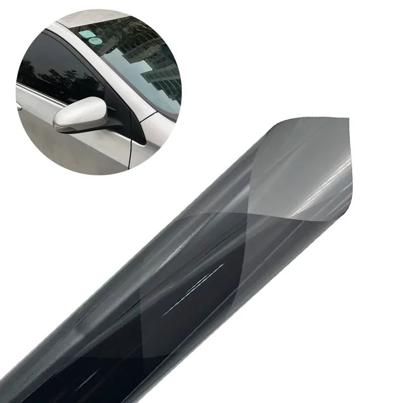 Multi-size Black Car Window Film Roll Car Auto Home Self Adhesive Glass Tint Privacy UV Protector Window Sticker Sun Shade Film - Image 2