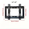 14-42inch TV Wall Mount Bracket Universal TV Mount Monitor Holder Adjustable Low Profile Flat TV Wall Mount for LCD LED Monitor
