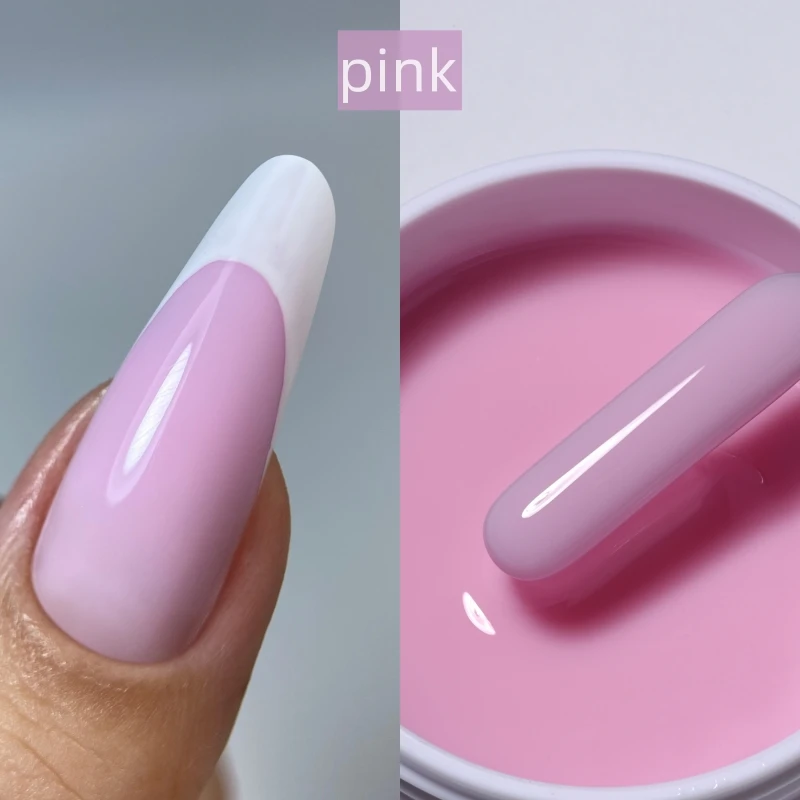 MSHARE Liquid Acrylic Gel Acrygel TPO Free Builder Nail Gel For Nails Extension Constuction Self Level Soak Off UV LED Gel Jar - Image 3