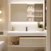 Drawers Paper Bathroom Cabinet Organizer Storage Perfume Mirror Toilet Partitions Cupboard Luxury Gabinete Trendy Furniture