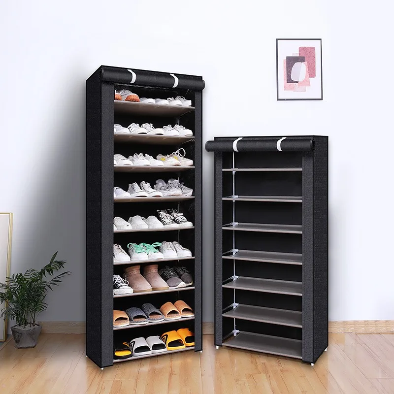 6/8/10Layers Dustproof Shoe Cabinet Multilayer Minimalist Nonwoven Shoe Rack Organizer Home Furniture Space-saving Organizer - Image 2