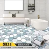 Self Adhesive Waterproof Thicken Tile Floor Sticker Bathroom Floor Non Slip Sticker Kitchen Toilet Living Room Decor PVC Sticker