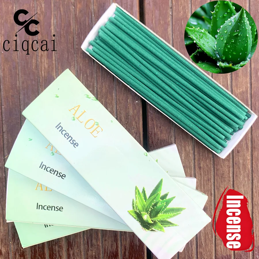 Aloe Scented High-Quality Chinese Incense, 12cm Long Natural Incense Sticks, 35 Sticks/Box, Made from Aloe Incense Powder, with a Strong and Long-Lasting Fragrance, Refreshing and Invigorating, Purifying the Air, Suitable for Home, Office, Hotel, Club, Etc., Light Luxury Packaging, Perfect for Holiday Gifts - Image 4