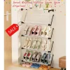 2025 New Entry Door Multi-tier Shoe Rack Narrow Wide Occupies Small Dustproof Slanted Shoe Storage Racks