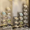 4-Layer, 5-Layer, 6-Layer Simple Shoe Rack Storage, Multi-Layer No-Installation Shoe Storage Rack for Home Entrance, Shoe Cabinet Storage with Slot Design