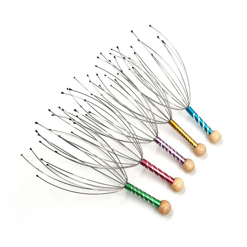 Octopus Head Massager Scalp Massagers With Claws Handheld Deep Relaxation Hair Stimulation And Stress Relief Massage TPAMQ001 - Image 6