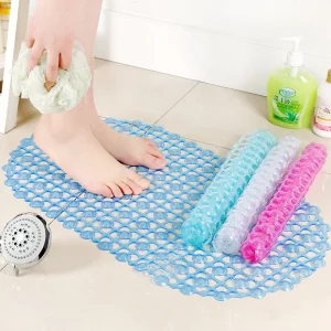 New Household Non-slip Mat Bathroom Bath Massage Suction Cup Bathtub with Suction Cup Bathroom Mat Rug Bathroom Carpet Supplies